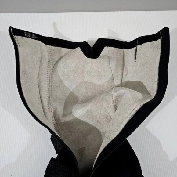 NEW Miz Mooz Noland Knee High Boot Womens EU 41 Black Suede Tall Riding Strappy - Picture 10 of 16